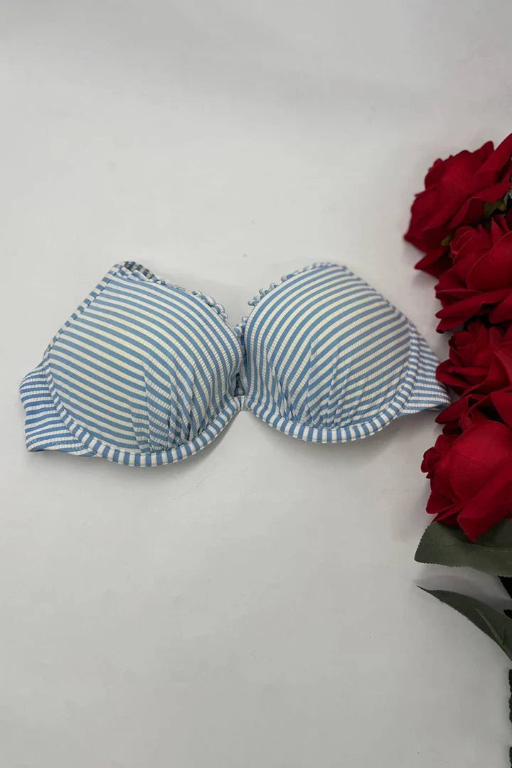Women Striped Padded Bra (Pack Of 2)
