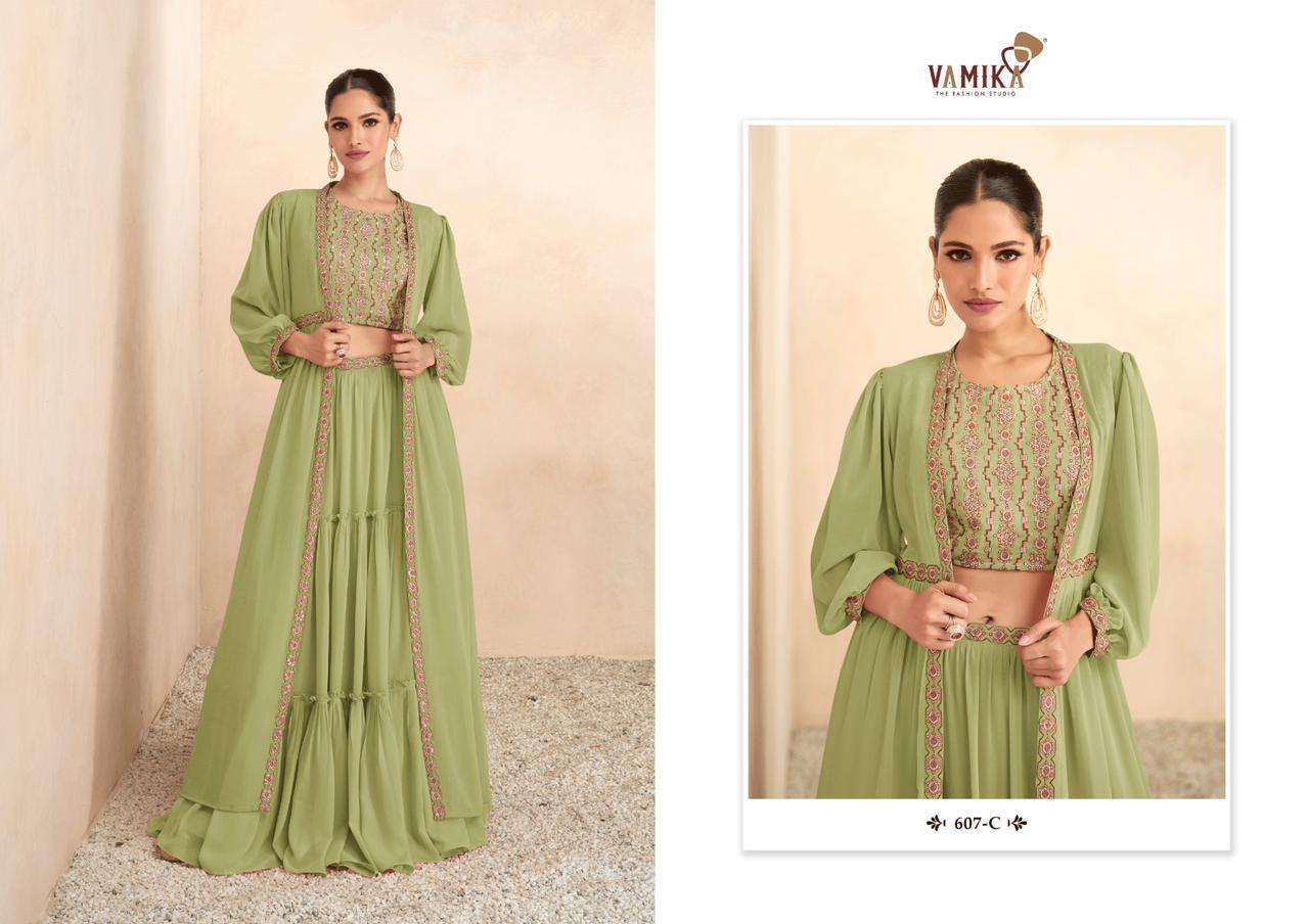 CELEBRITY VOL 2 BUY VAMIKA NX DESIGNER LATEST WHOLESALE ONLINE LOWEST PRICE SILK KURTIS SET