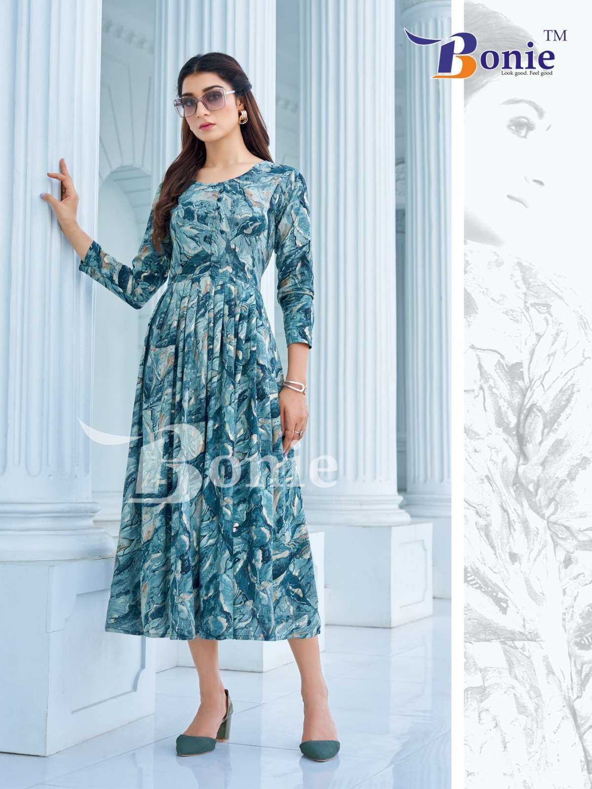 ROSHNI VOL 1 BUY BONIE ONLINE WHOLESALER LATEST COLLECTION KURTA SET
