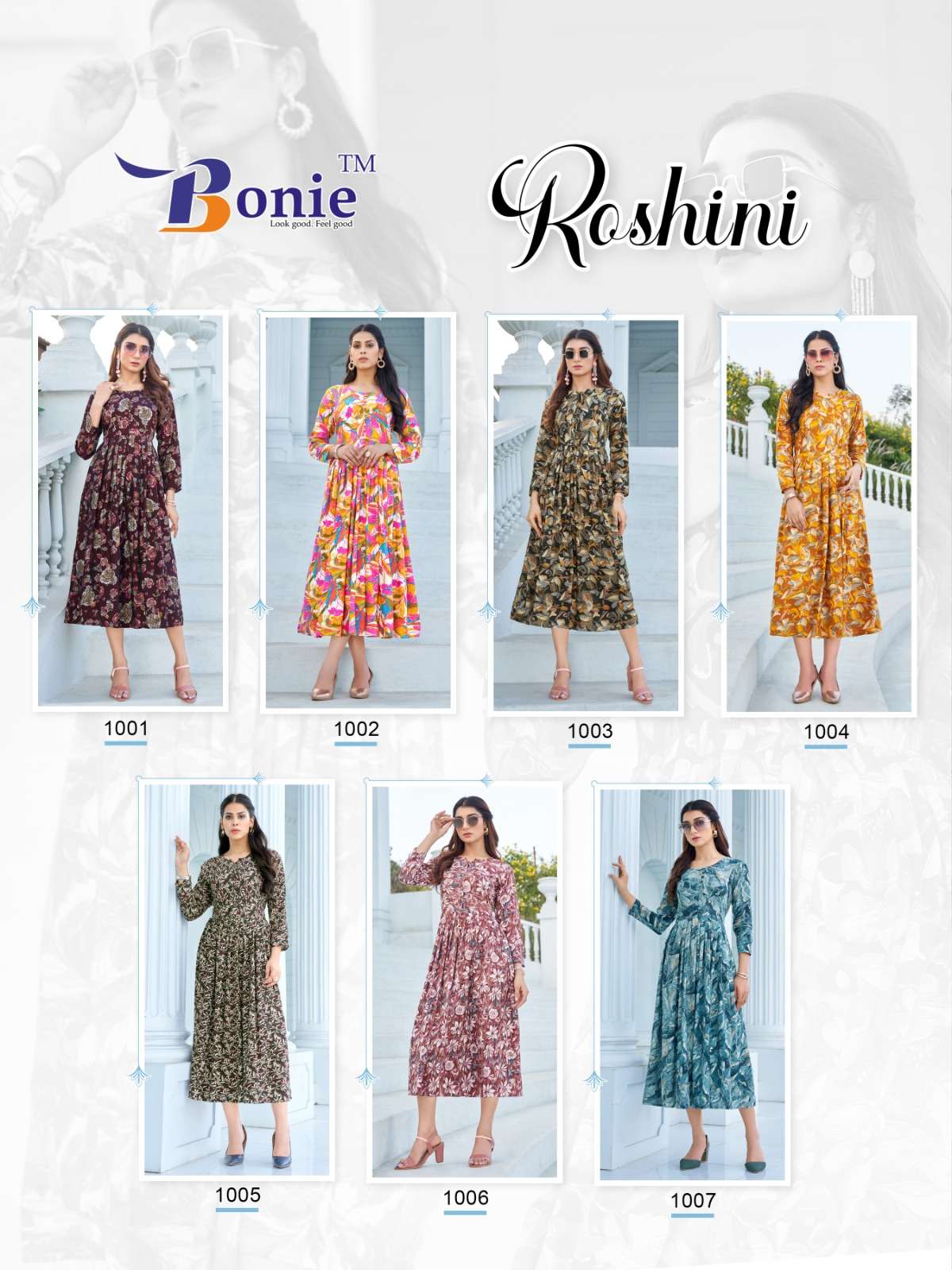 ROSHNI VOL 1 BUY BONIE ONLINE WHOLESALER LATEST COLLECTION KURTA SET