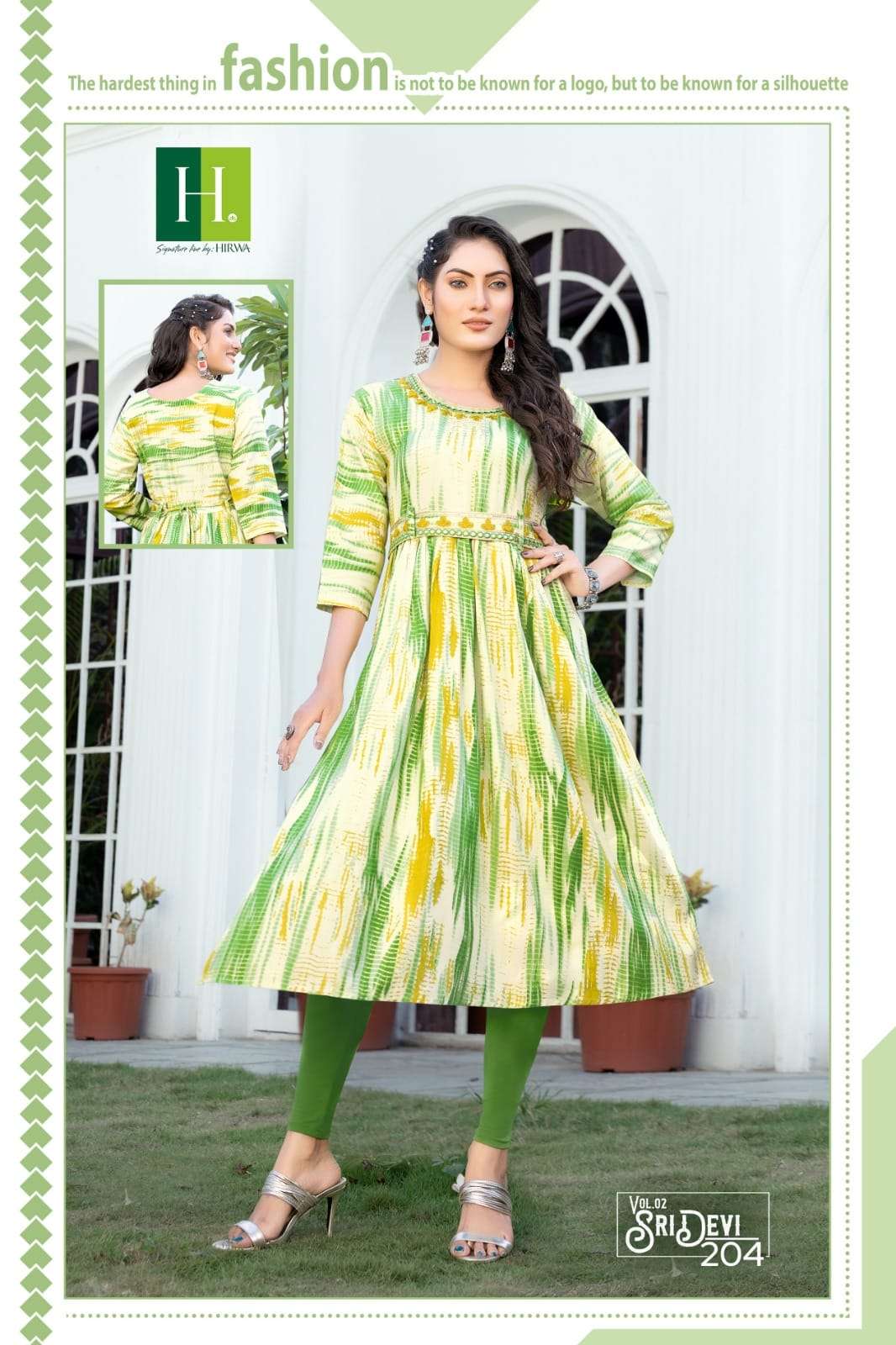 Sridevi Vol 2 By Hirwa Fashion Heavy Naira Cut Kurtis