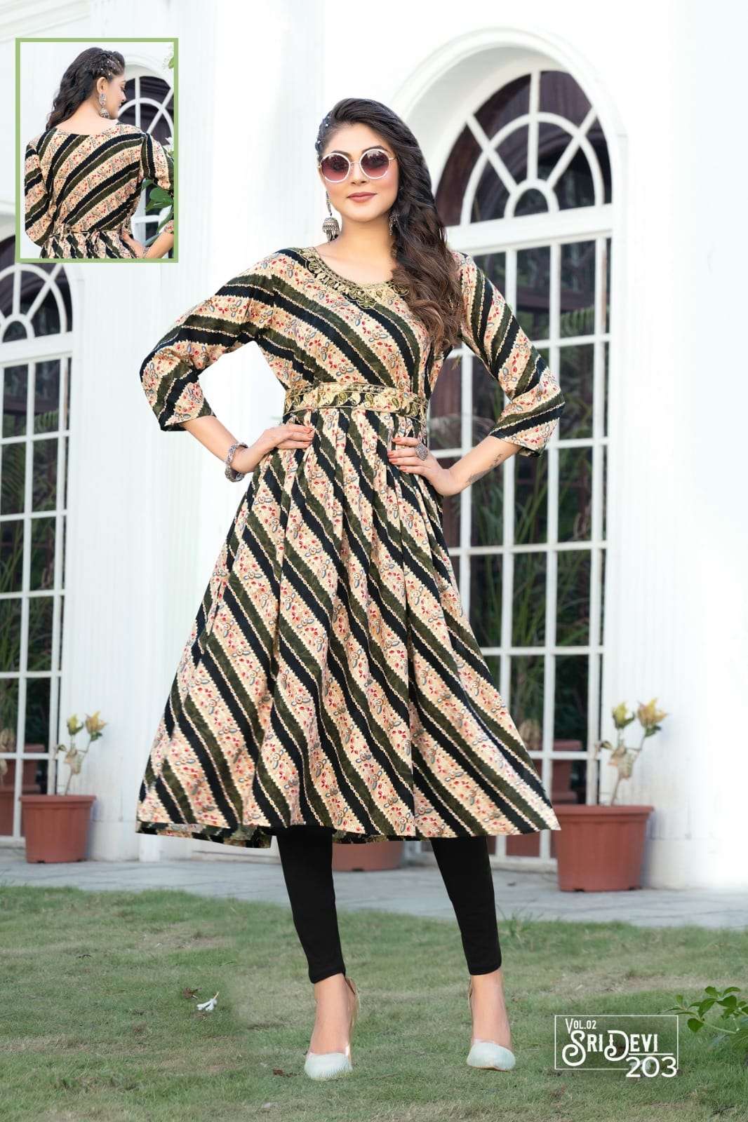Sridevi Vol 2 By Hirwa Fashion Heavy Naira Cut Kurtis
